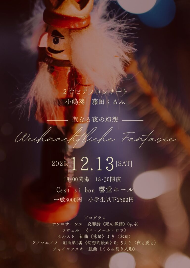 【Weihnachtliche Fantasie 】〜聖なる夜の幻想〜